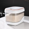 Rice bucket, insect-proof and moisture-proof sealed household rice jar, flour storage tank, grain storage bucket, rice box, rice storage box, container 01189-6067 Item Picture